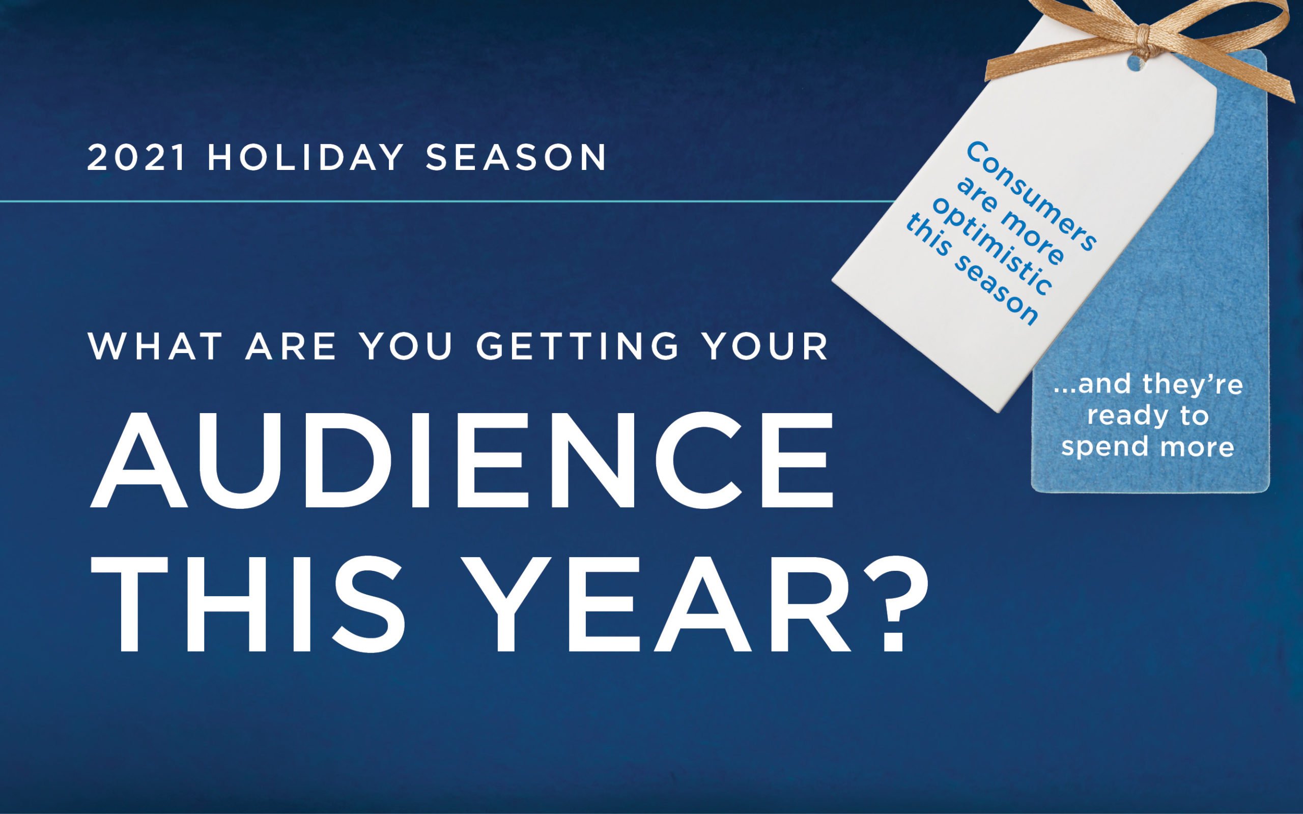 What will you give your audience this year?