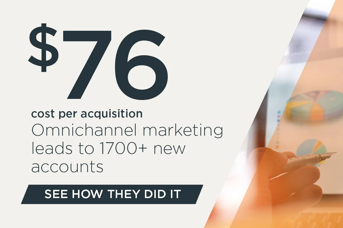 Omnichannel marketing leads to 1100+ new accounts