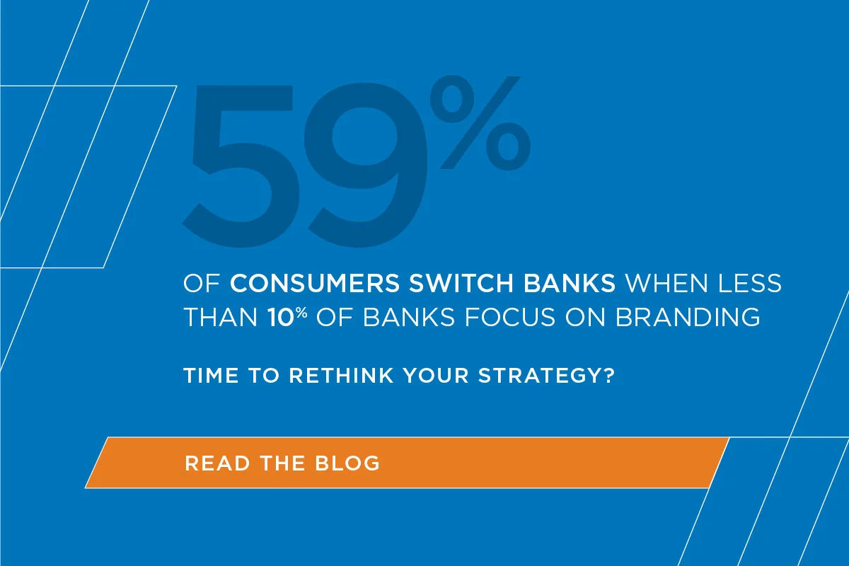 59% of consumers switch banks